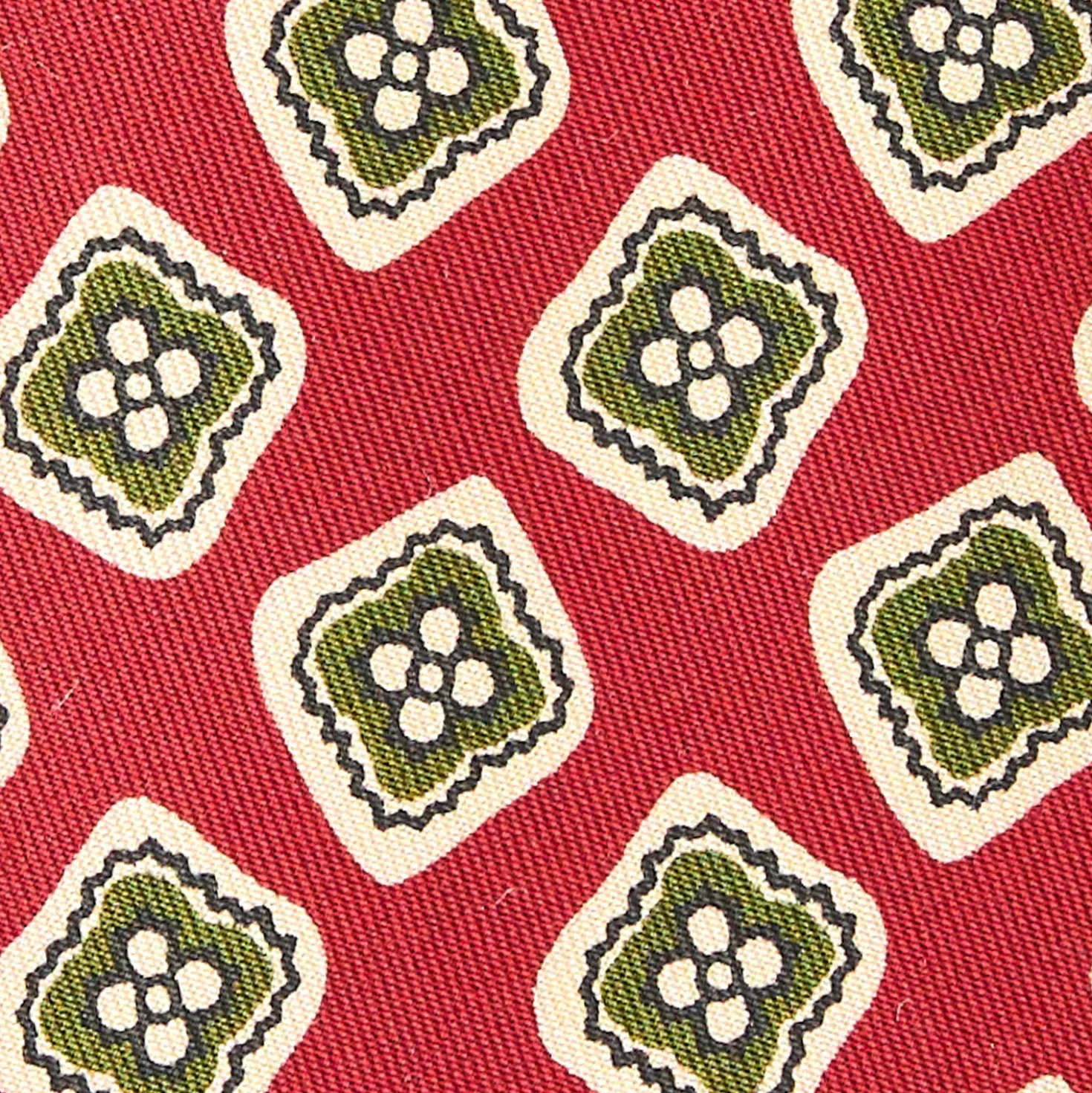 CRAVATTA IN SETA ROSSA Collezione archivio anno 1930