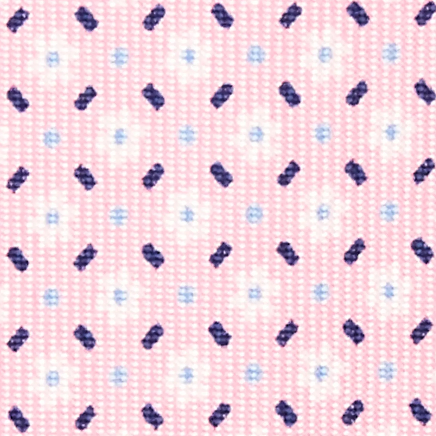 CRAVATTA SARTORIALE 5 PIEGHE IN SETA ROSA Microfantasia fiore