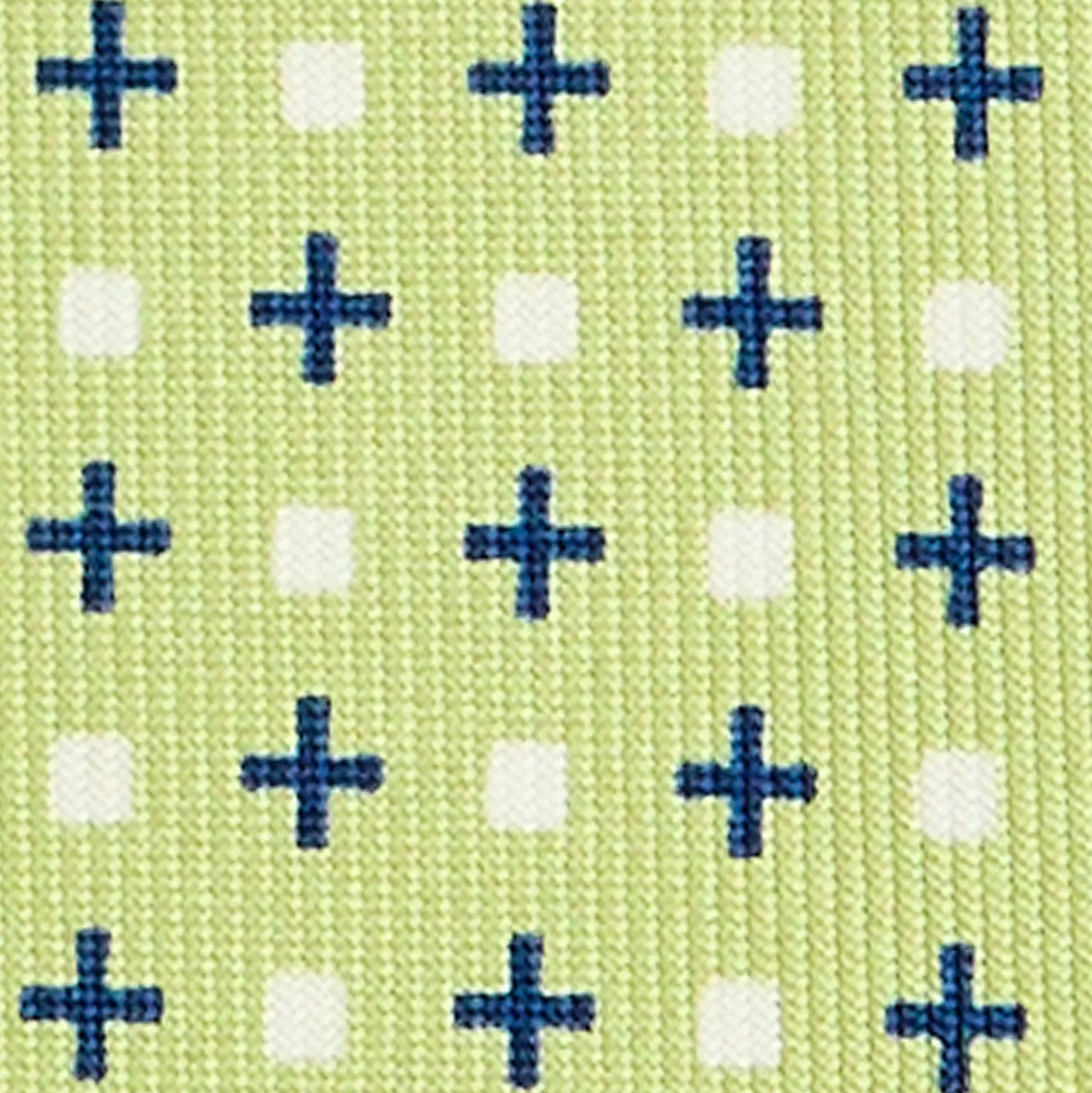 CRAVATTA SARTORIALE 9 PIEGHE IN SETA VERDE CHIARO Microfantasia fiore