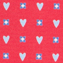 CRAVATTA SARTORIALE CLASSICA IN SETA ROSSA Collezione san valentino