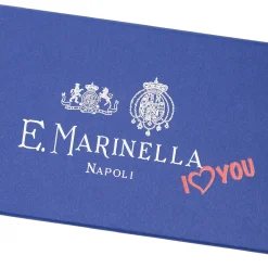 CRAVATTA SARTORIALE CLASSICA IN SETA BLU SCURO Collezione san valentino