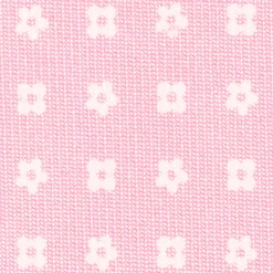 CRAVATTA SARTORIALE CLASSICA IN SETA ROSA Microfantasia fiore