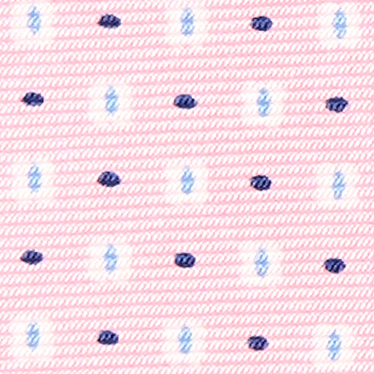 CRAVATTA SARTORIALE CLASSICA IN SETA ROSA Microfantasia fiore