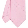 CRAVATTA SARTORIALE CLASSICA IN SETA ROSA Microfantasia fiore