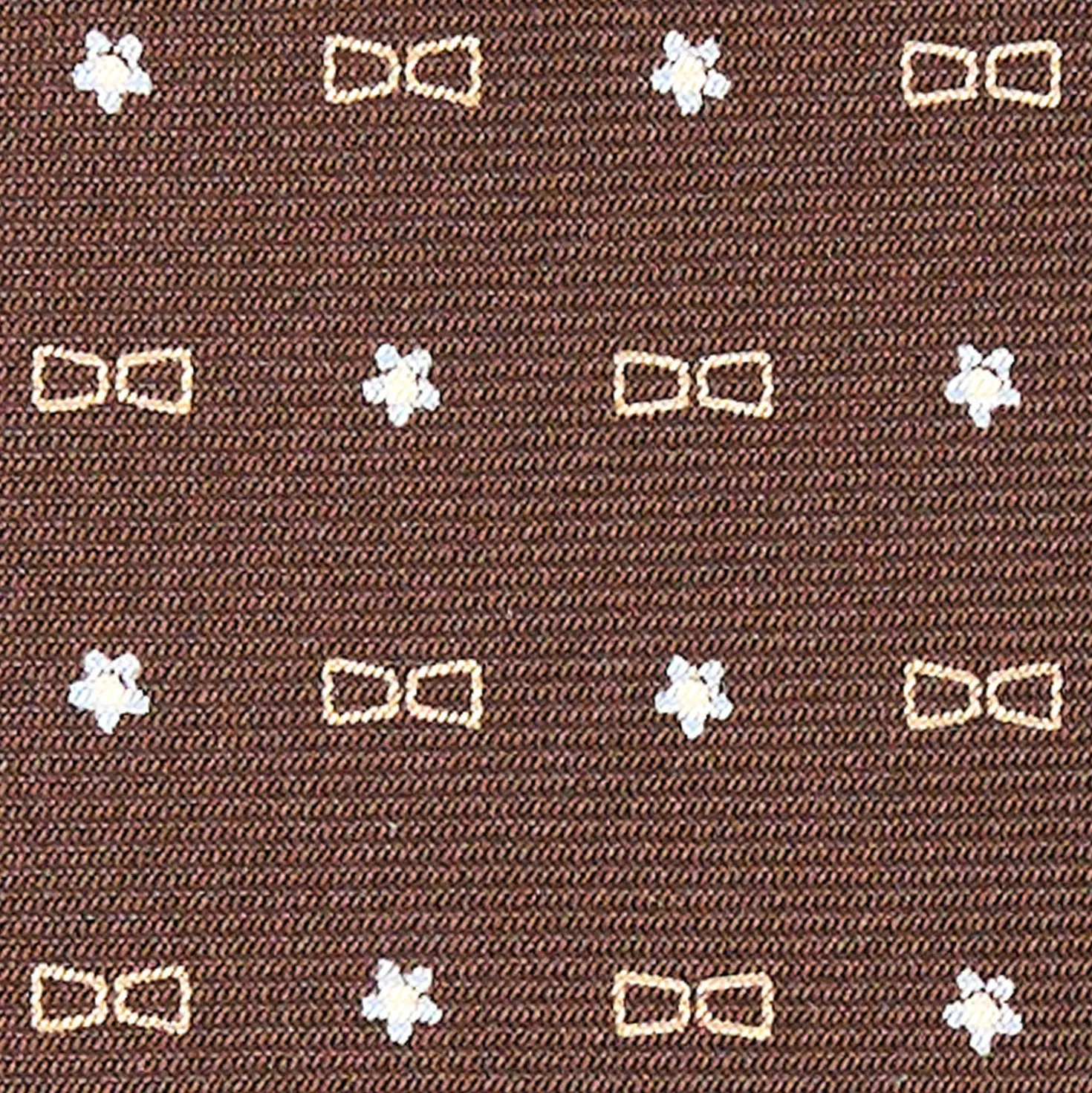 CRAVATTA SARTORIALE CLASSICA IN SETA MARRONE SCURO E.marinella x borsalino