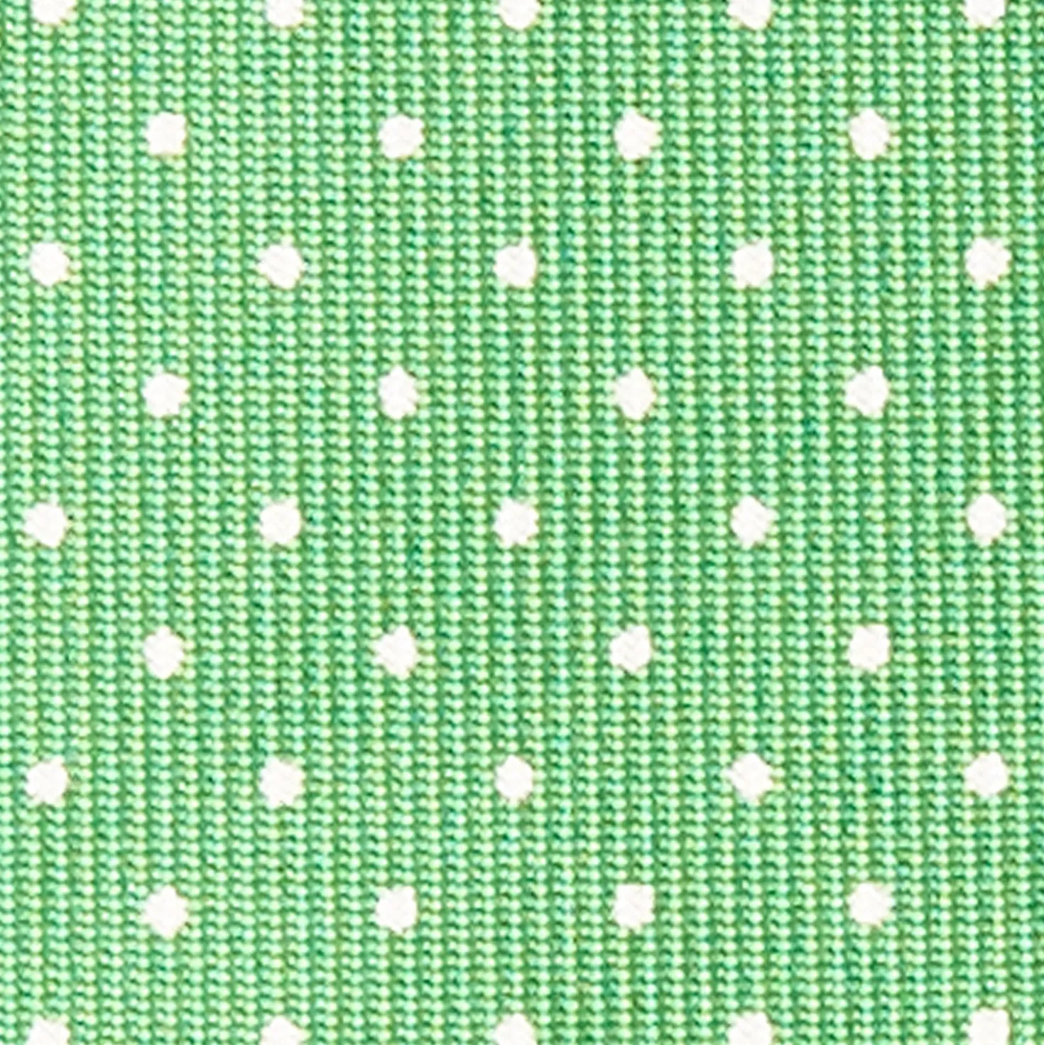 CRAVATTA SARTORIALE CLASSICA IN SETA VERDE Pois