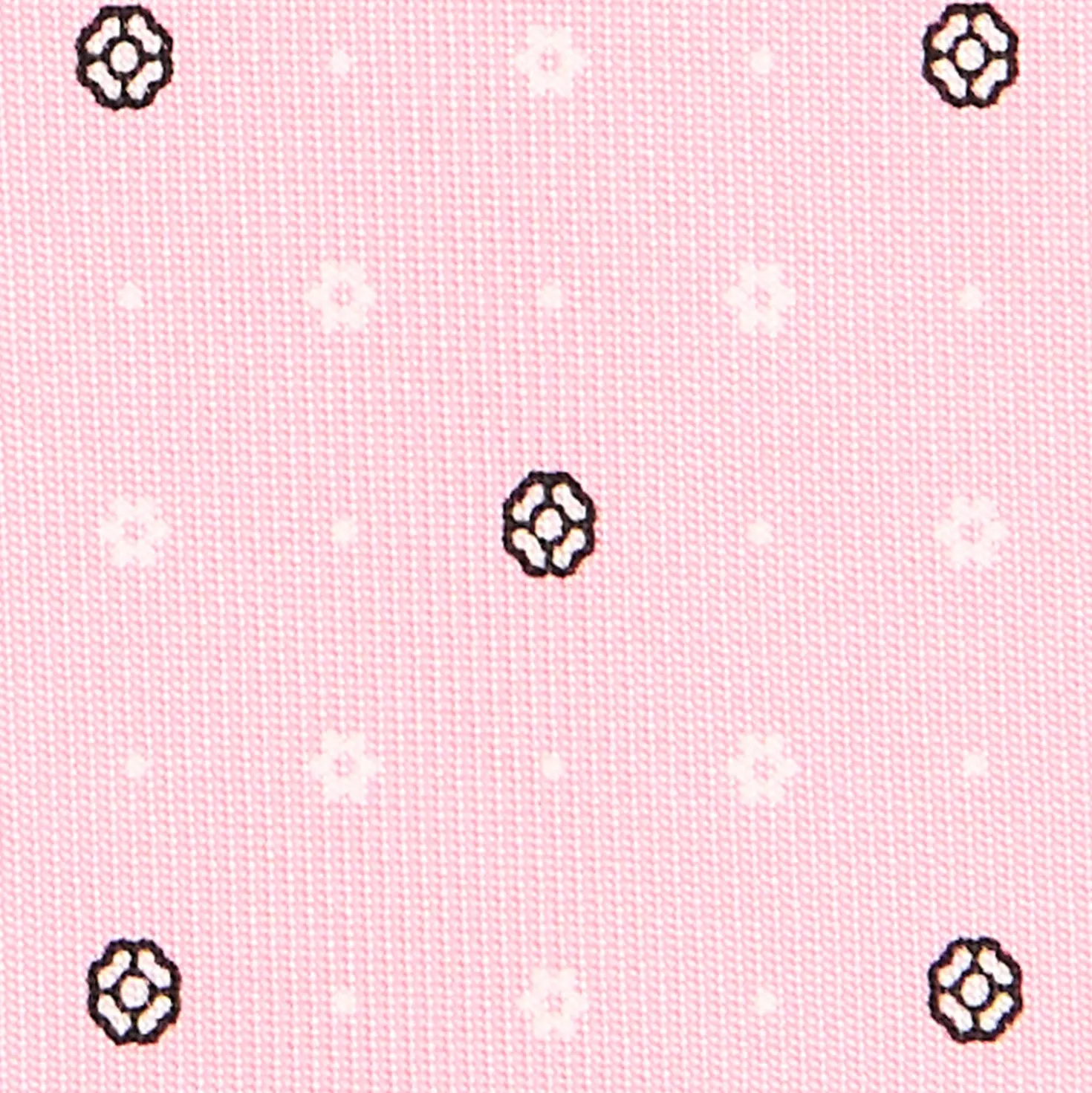 CRAVATTA SARTORIALE CLASSICA IN SETA ROSA Microfantasia fiore
