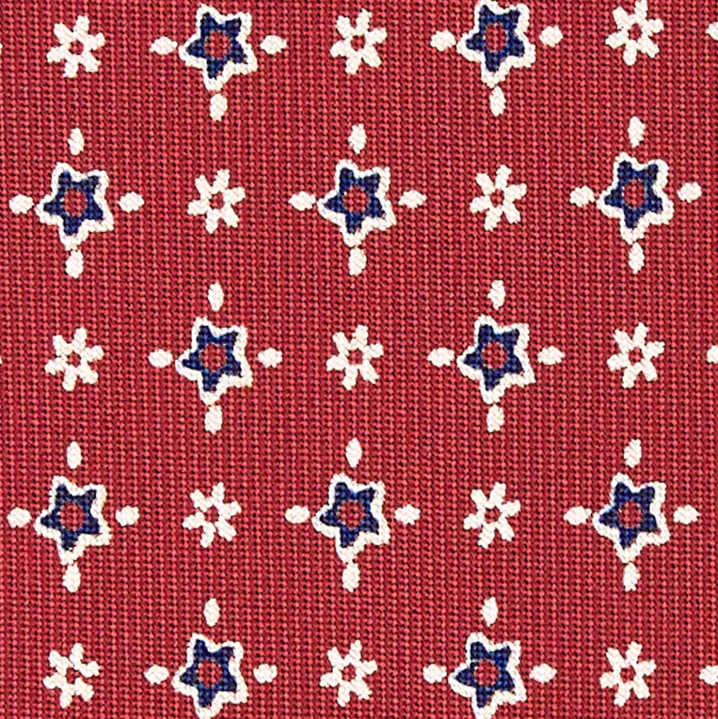 CRAVATTA SARTORIALE CLASSICA IN SETA BORDEAUX Macrofantasia fiore
