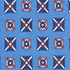 CRAVATTA SARTORIALE EXTRA LONG IN SETA AZZURRO POLVERE Collezione heritage