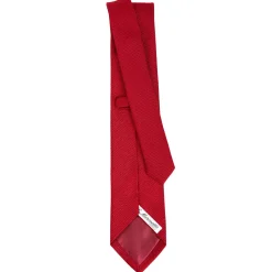 CRAVATTA SARTORIALE ROSSA In garza di seta