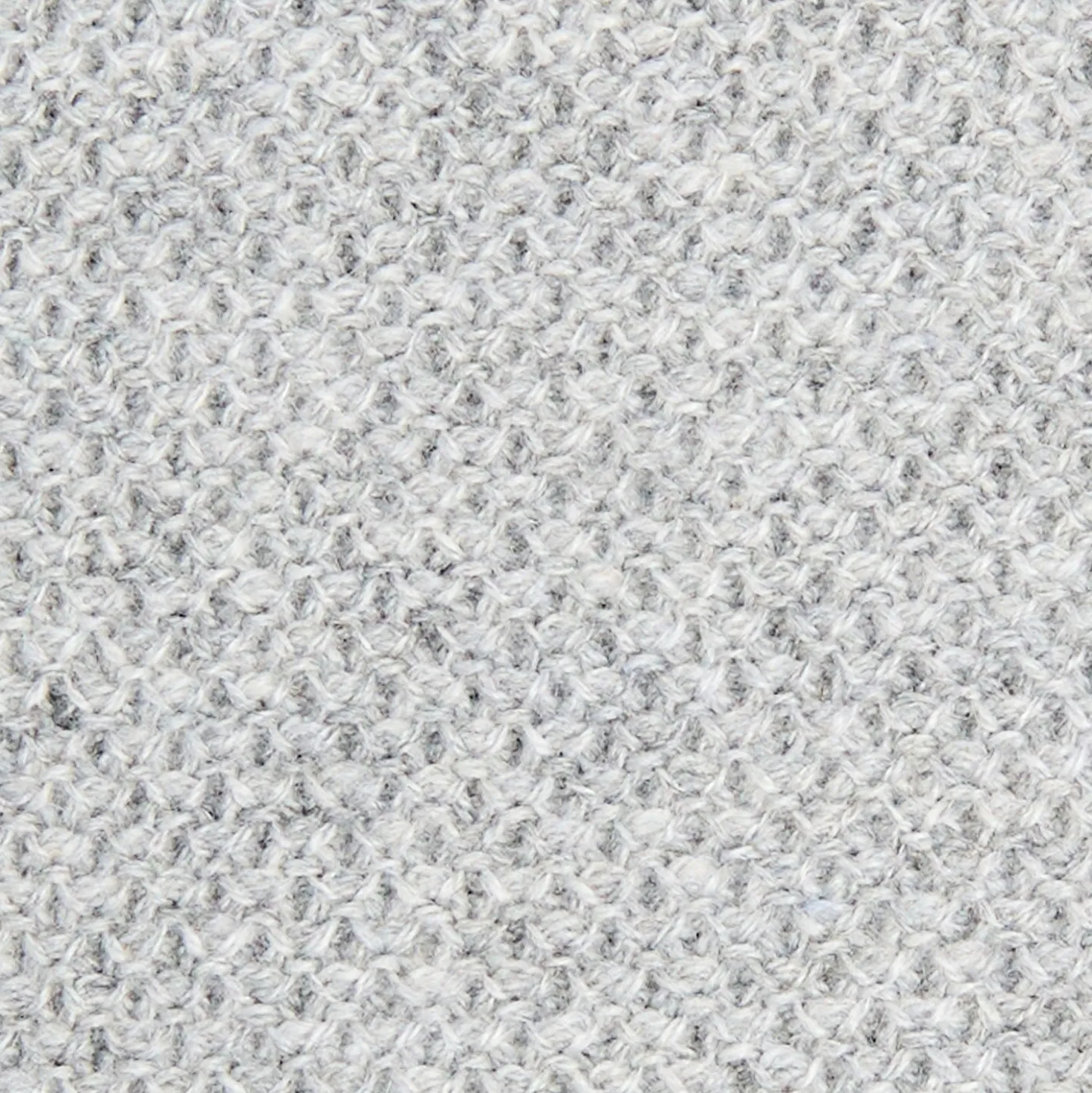 CRAVATTA TRICOT IN CASHMERE GRIGIO CHIARO Tinta unita