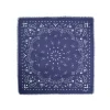 FOULARD IN LANA, CASHMERE E SETA 65 BLU SCURO Paisley