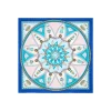 FOULARD IN SETA 90 BLU Le mongolfiere