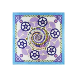 FOULARD IN SETA 90 BLUETTE Timeless morning