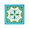 FOULARD IN SETA 90 BLUETTE Motivo floreale