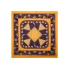 FOULARD IN SETA 90 GIALLO Elefanti portafortuna