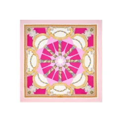 FOULARD IN SETA 90 ROSA Il chiostro di santa chiara
