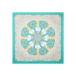 FOULARD IN SETA 90 VERDE Mosaico