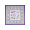 FOULARD IN SETA 90 VIOLA Mosaico