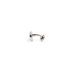 GEMELLI DA POLSO IN ARGENTO BLUCon microfantasia fiore