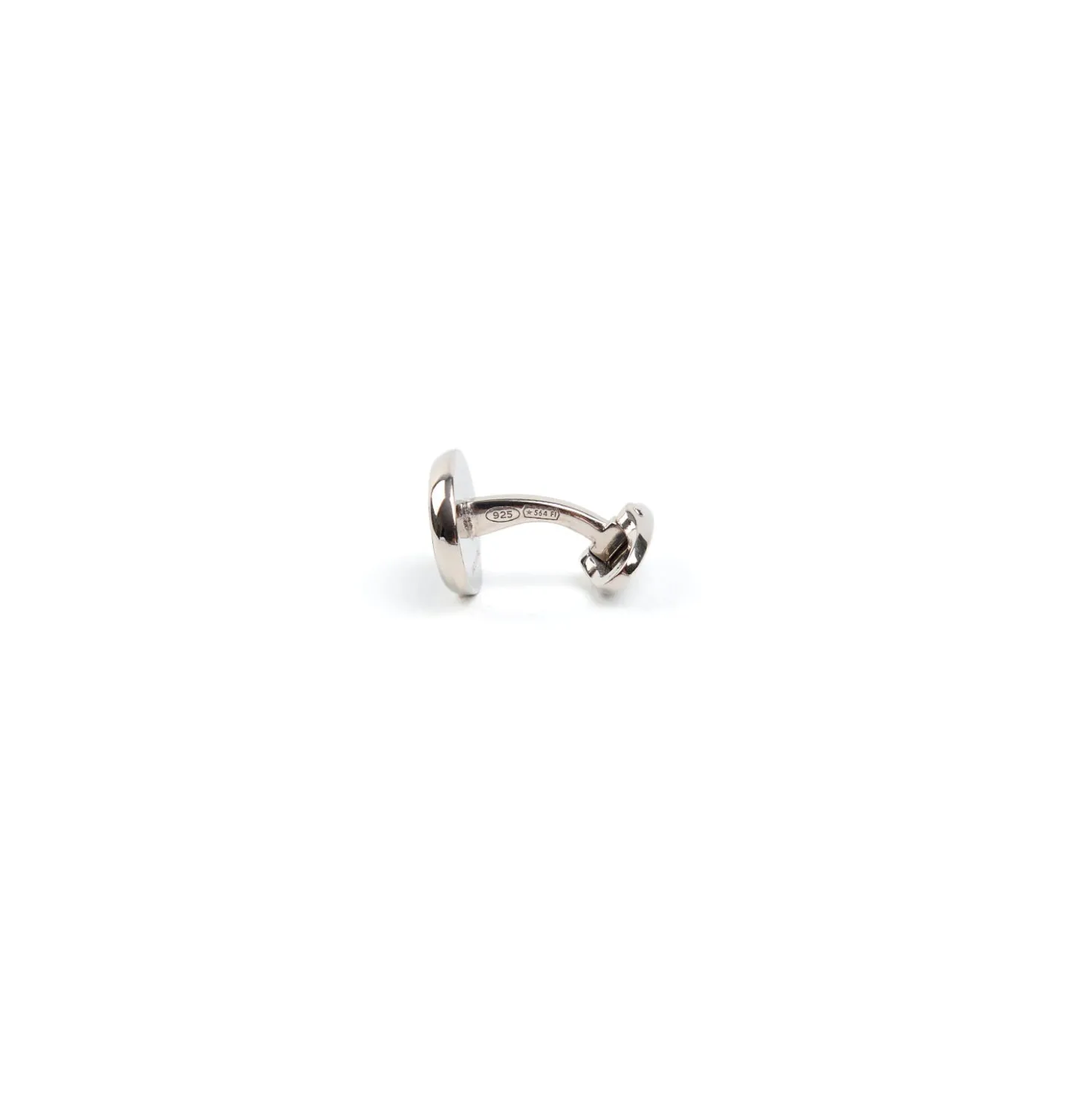 GEMELLI DA POLSO IN ARGENTO BLUCon microfantasia fiore