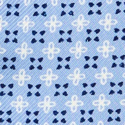 PAPILLON DA ANNODARE IN SETA AZZURROMicrofantasia fiore