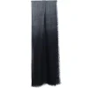 PASHMINA NERA E GRIGIA EFFETTO SFUMATO In cashmere