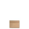 PORTACARTE DI CREDITO PICCOLO BEIGE In pelle liscia