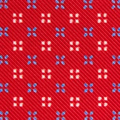 PORTACARTE PIEGHEVOLE IN SETA PELLE ROSSO 10 scomparti