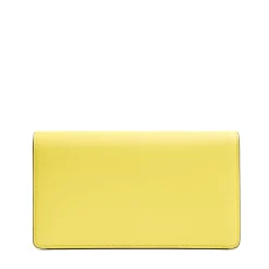 PORTAFOGLIO GRANDE GIALLO In pelle liscia