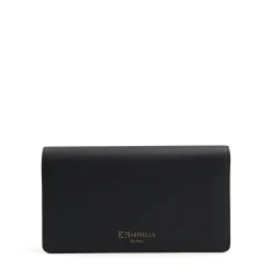 PORTAFOGLIO GRANDE NERO In pelle liscia