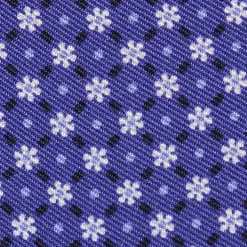 PORTAFOGLIO PICCOLO BLU In seta e pelle