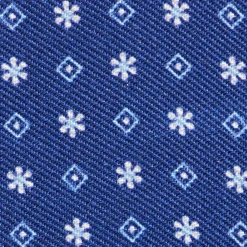 PORTAFOGLIO PICCOLO BLU In seta e pelle