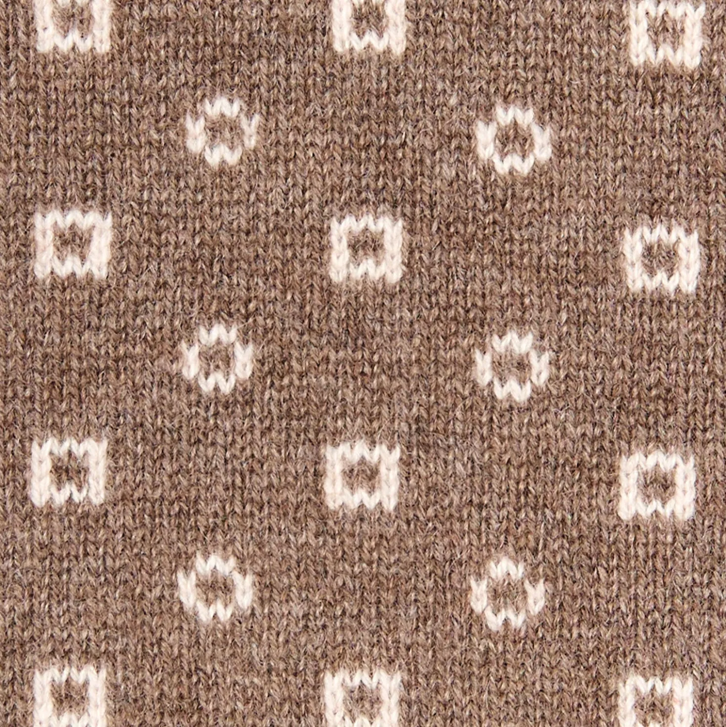 SCALDACOLLO BEIGE MICROFANTASIA In cashmere