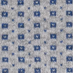 SCALDACOLLO BLU MICROFANTASIA In cashmere