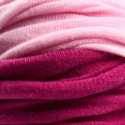 SCALDACOLLO FUCSIA E ROSA CHIARO DOPPIO INTRECCIO In cashmere