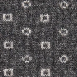 SCALDACOLLO GRIGIO SCURO MICROFANTASIA In cashmere