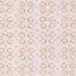 SCALDACOLLO MARRONE CHIARO E BEIGE MICROFANTASIA In cashmere