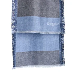 SCIARPA TUBOLARE GRIGIA IN SETA TWILL Paisley pattern