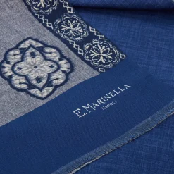 SCIARPA TUBOLARE GRIGIO SCURO IN SETA TWILL Classic daisy