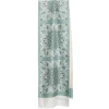 SCIARPA TUBOLARE VERDE CHIARO IN SETA TWILL Busy pattern