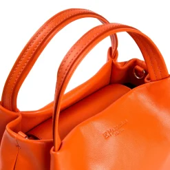 SOFT MINI BAG ARANCIONEIn pelle liscia