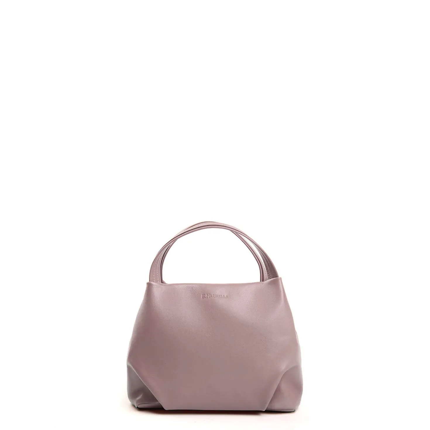SOFT MINI BAG ROSA In pelle liscia