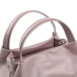 SOFT MINI BAG ROSA In pelle liscia
