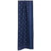 STOLA DARK BLUE IN LANA Decorazioni floreali