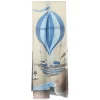 STOLA MARRONE IN CASHMERE Collezione mongolfiere