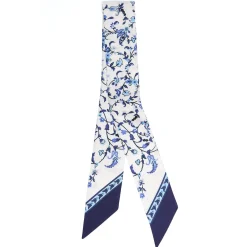 TWILLY IN SETA BLU SCURO Garden flower