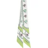 TWILLY IN SETA VERDE CHIARO Lucky elephant