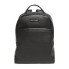 ZAINO NERO IN PELLE Con schienale rinforzato